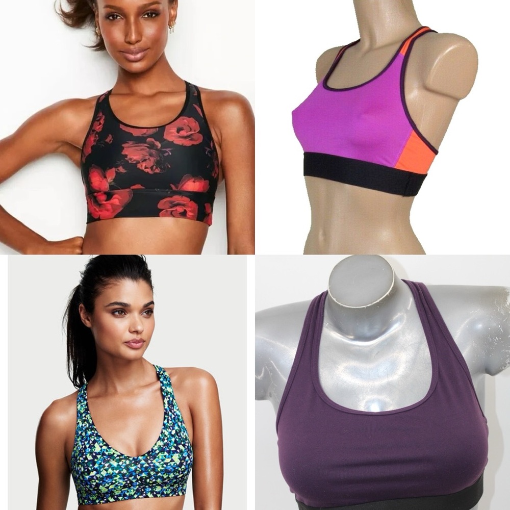 Victoria’s Secret Sport Sports Bra Bundle – Size M & S – Set of 4